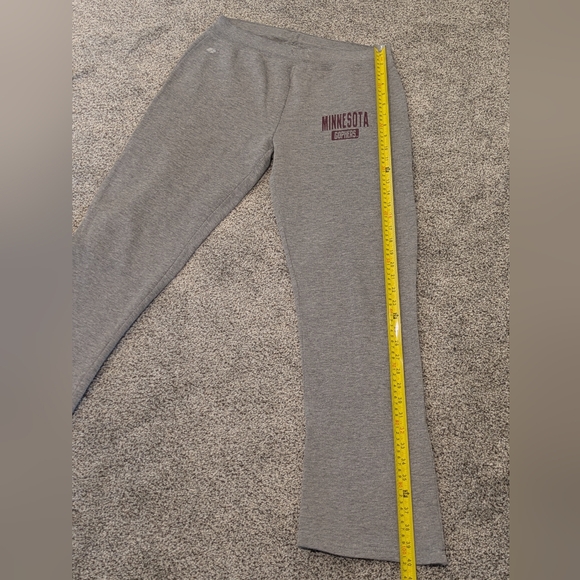 Russell Athletic Minnesota Golden Gopher Sweatpants Gray Sz Large NCAA Dri-Power - Picture 3 of 13